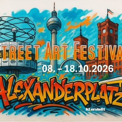 Festivalmotiv · Vorschau von Facebook · Street Art Festival Berlin