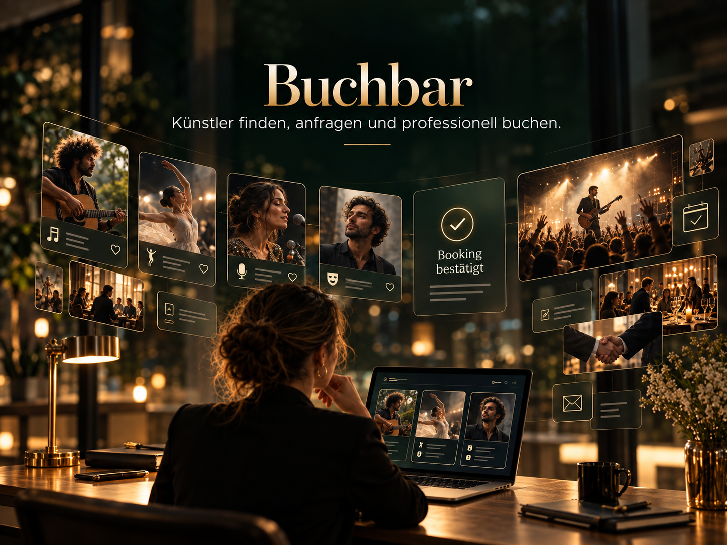 Künstler professionell entdecken und buchen
